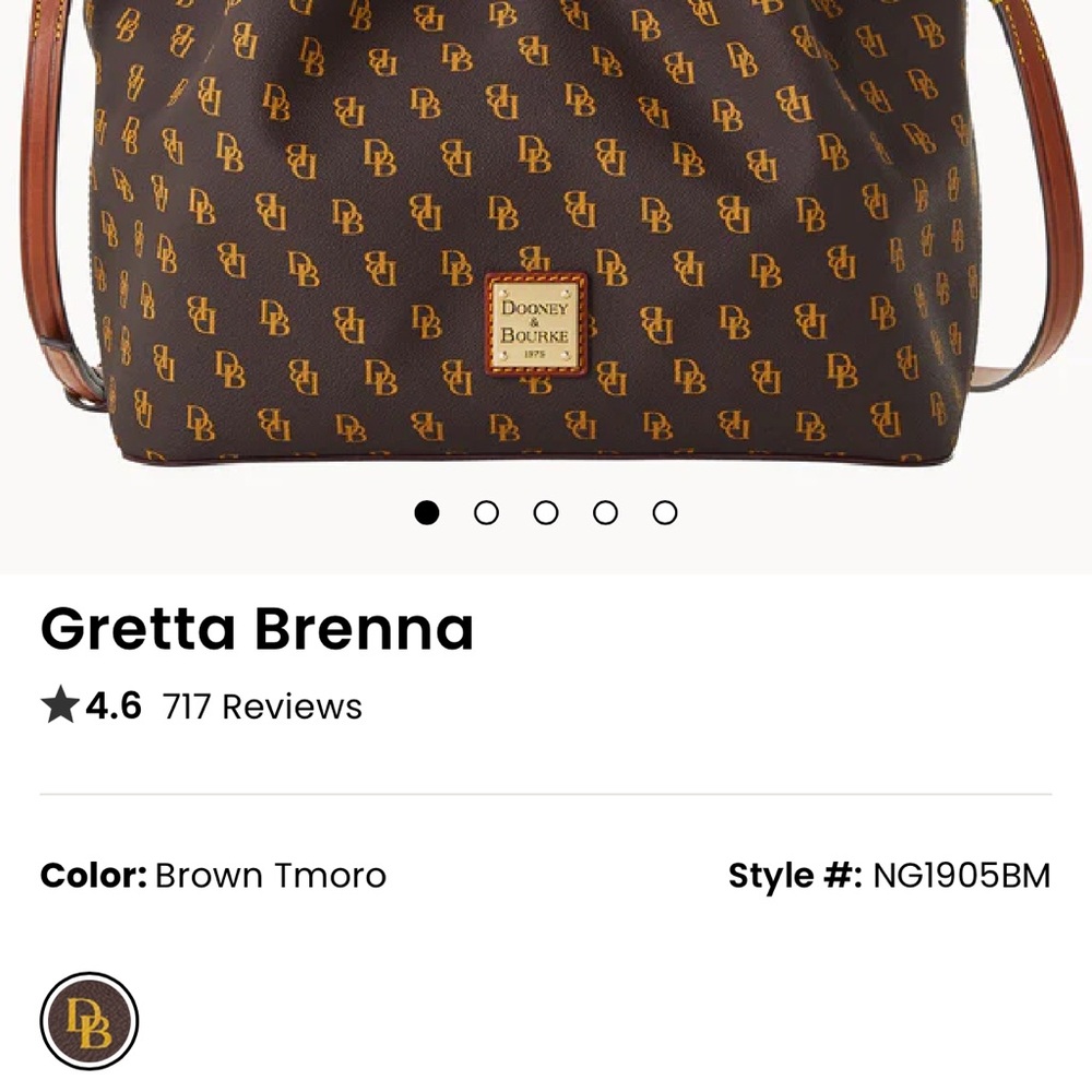 Dooney & Bourke Gretta Brenna crossbody bag - Picture 9 of 12
